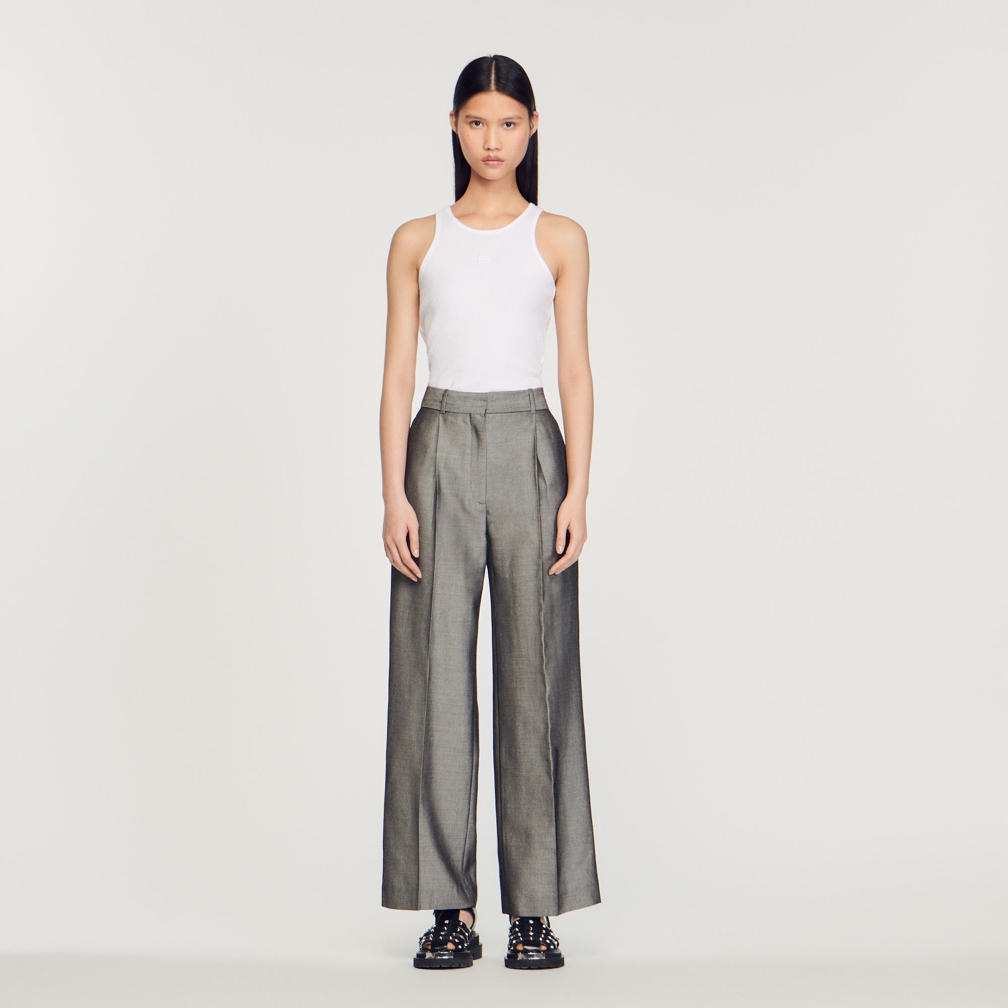 Wide-leg pants - 3