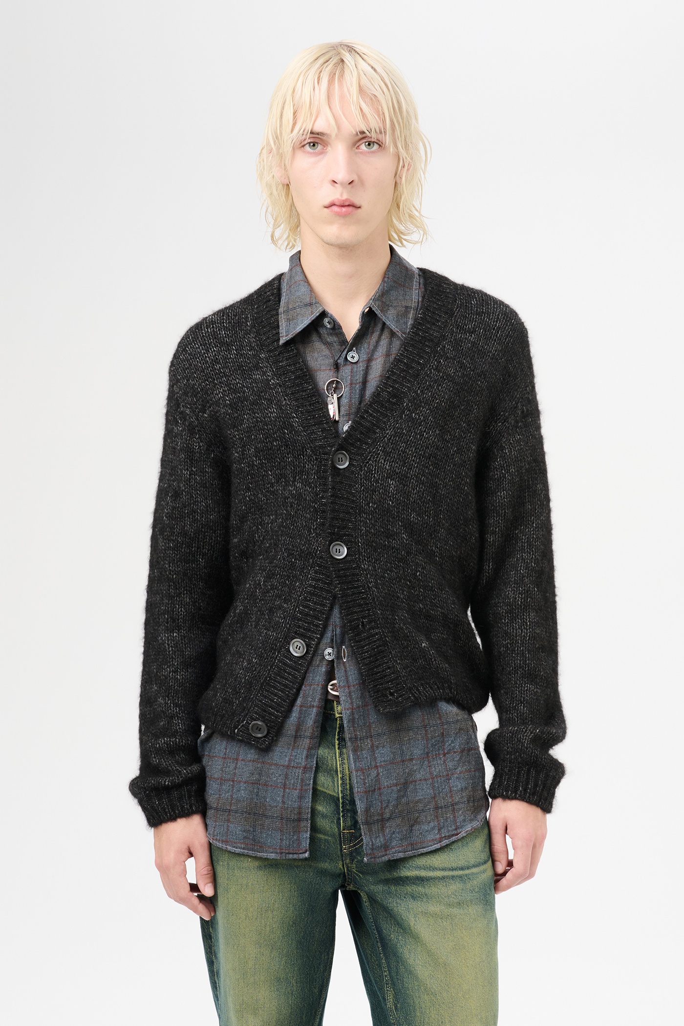 Academy Cardigan Pepe Nero Airy Alpaca - 3