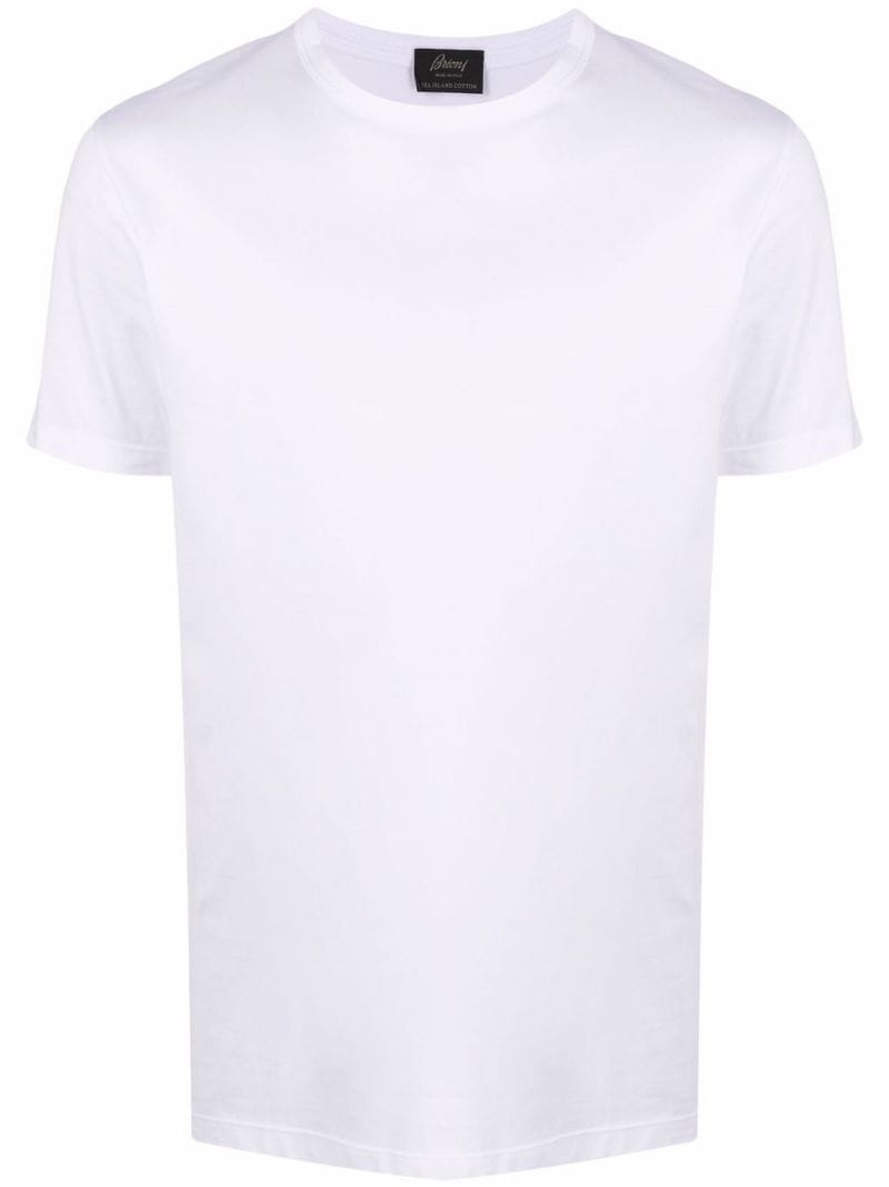 short-sleeve cotton T-shirt - 1