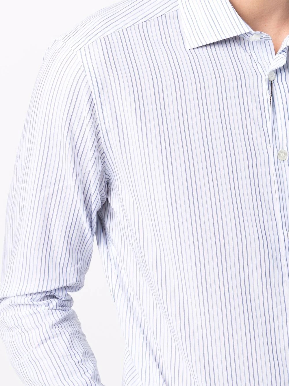 pinstripe long-sleeve shirt - 5