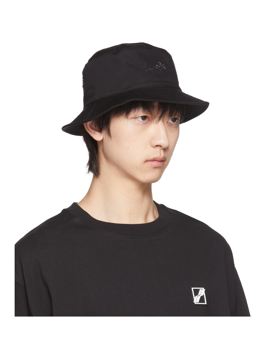 Black Hotfix Star Bucket Hat - 2