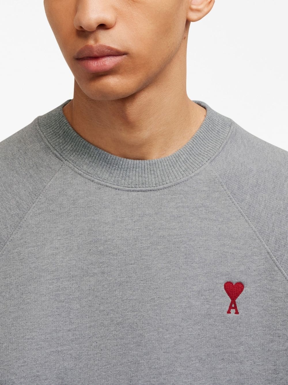logo-embroidered organic-cotton sweatshirt - 5
