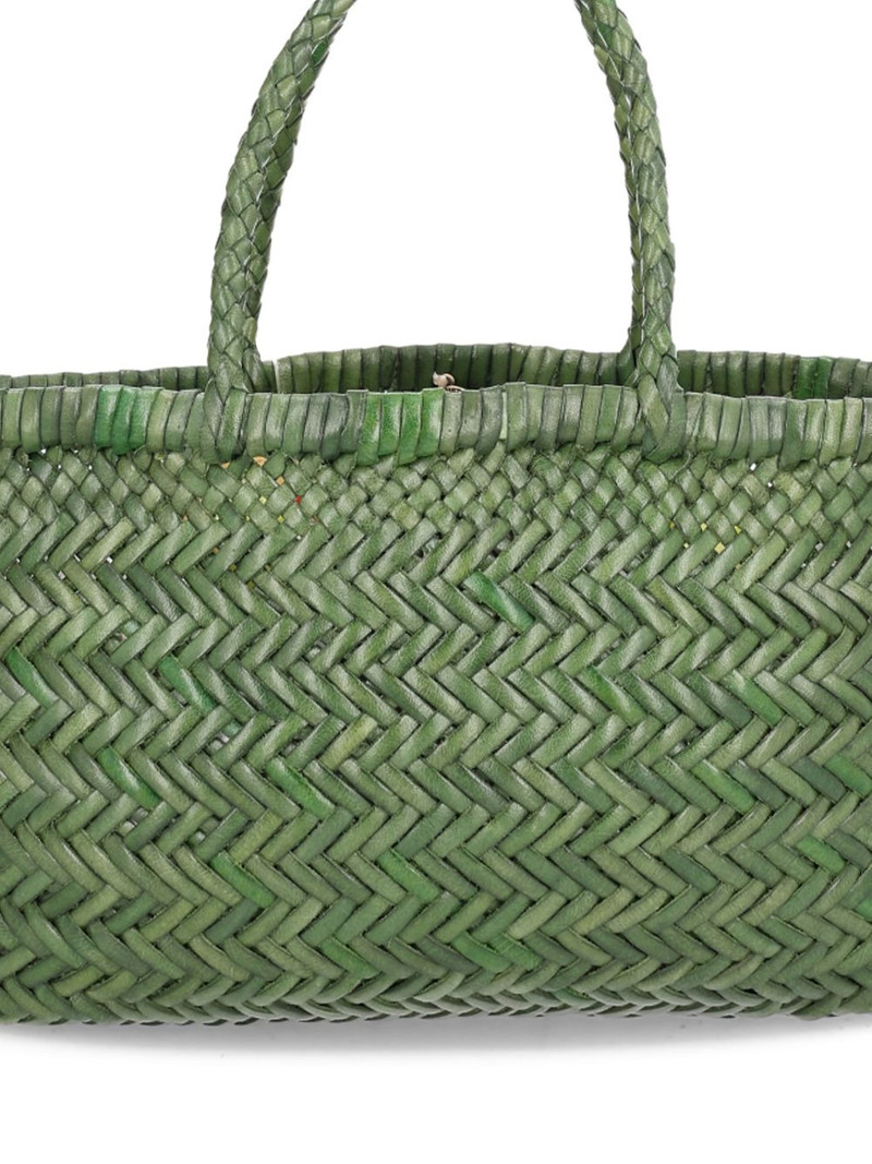 DRAGON DIFFUSION braided-woven tote bag outlook