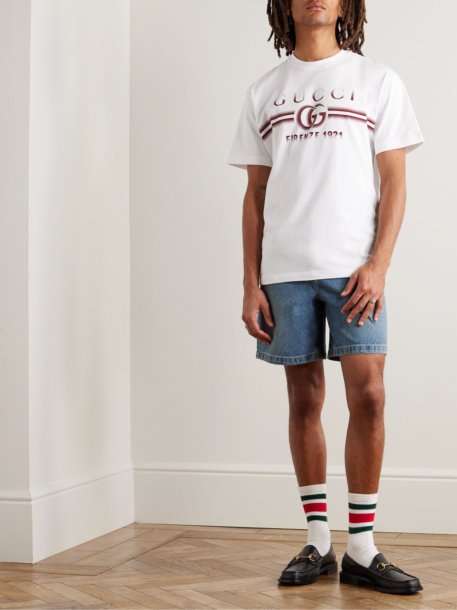 Logo-Print Cotton-Jersey T-Shirt White - 2