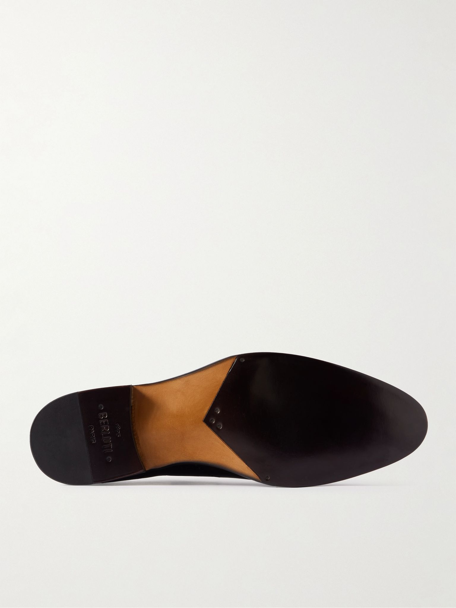 Ajouré Venezia Leather Oxford Shoes Brown - 3