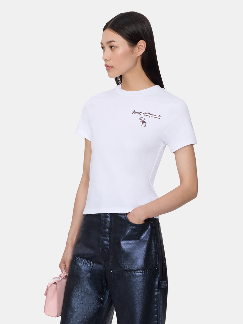 WOMEN'S AMIRI HOLLYWOOD GOTHIC TEE 3