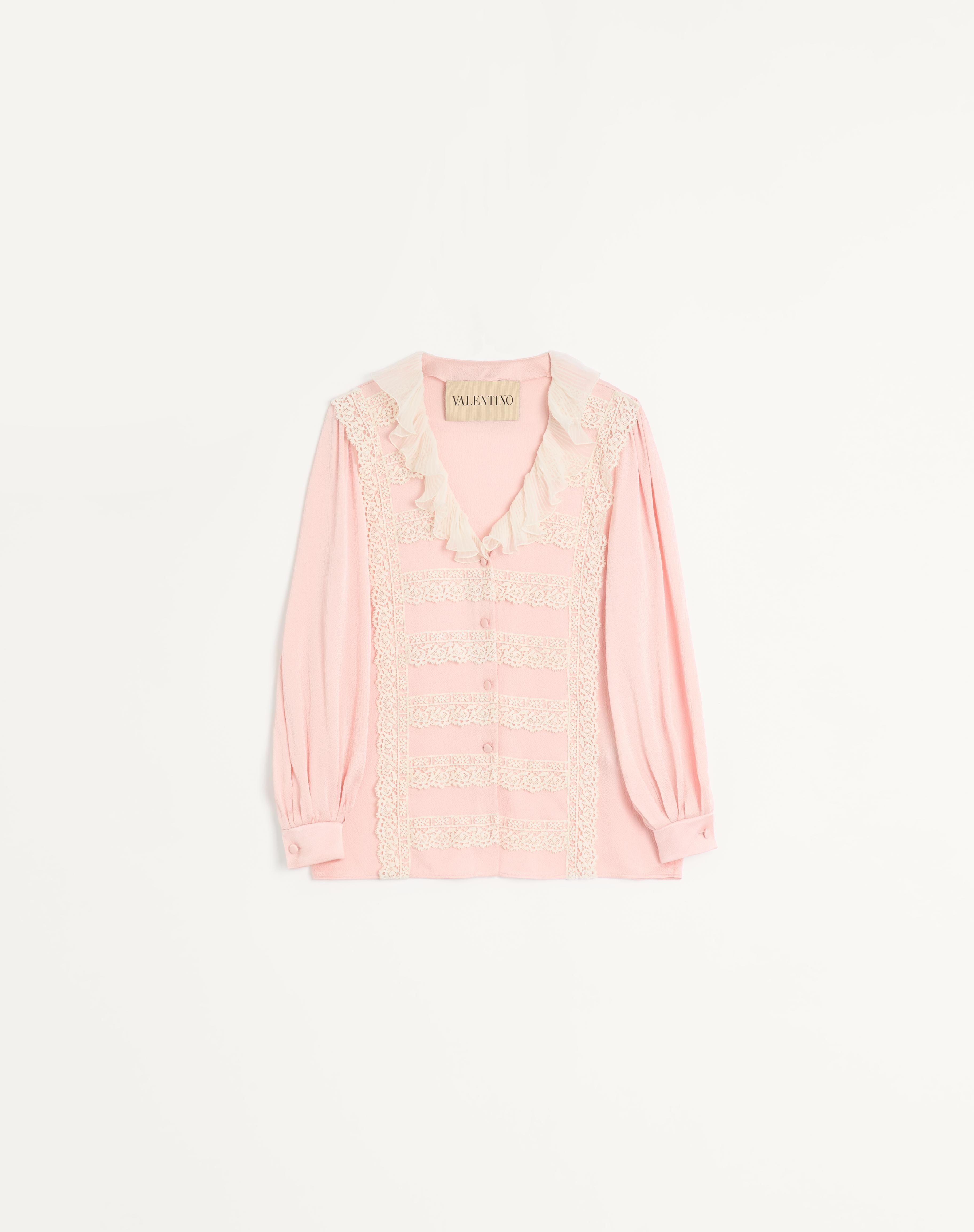 HAMMERED SATIN SHIRT - 1