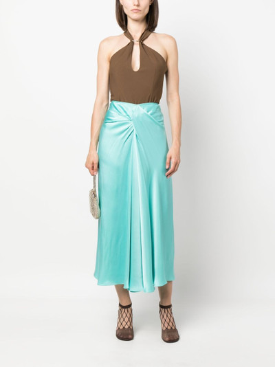 Stella McCartney wrap asymmetric skirt outlook