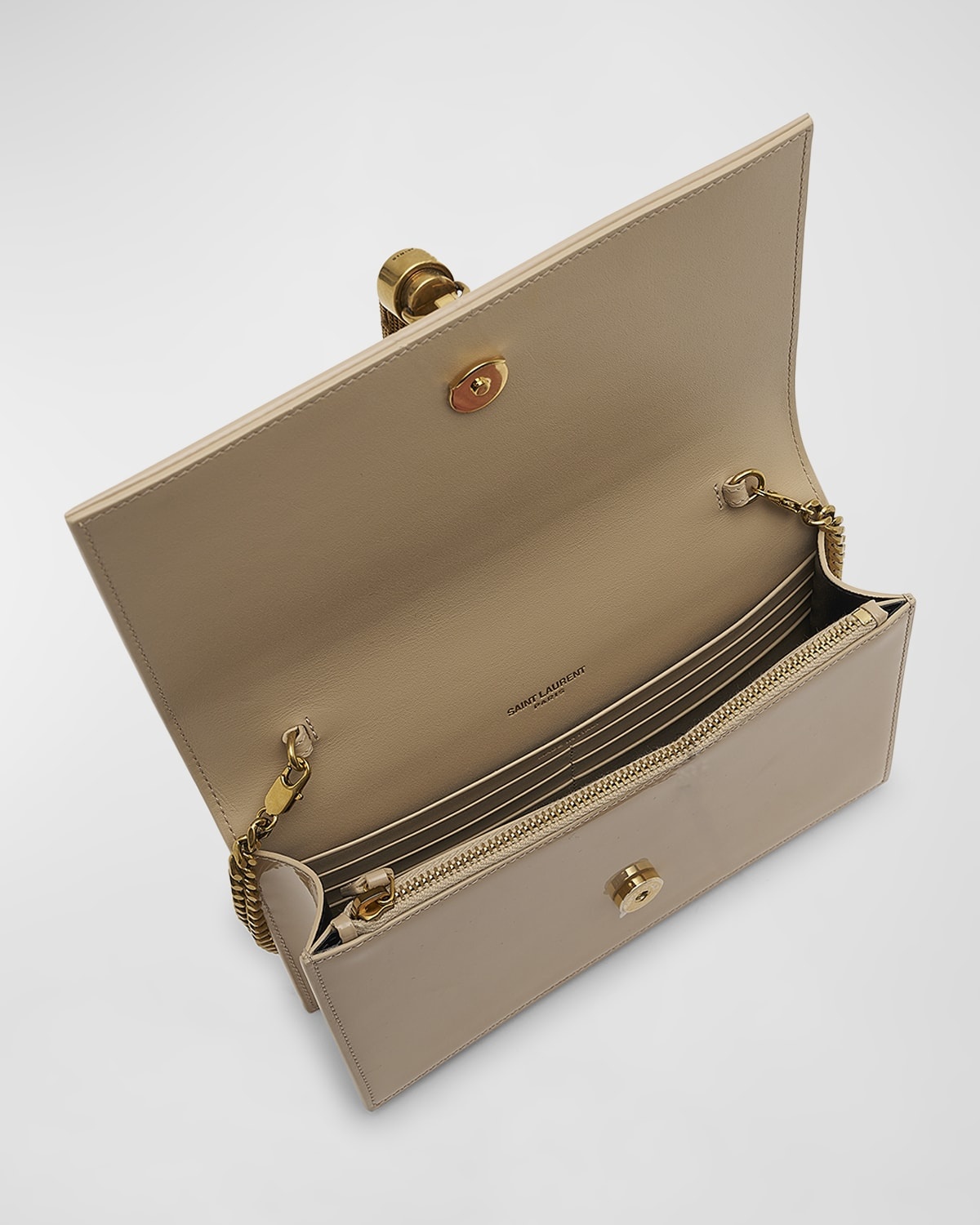 Kate Small Tassel YSL Wallet on Chain in Patent Leather - 3