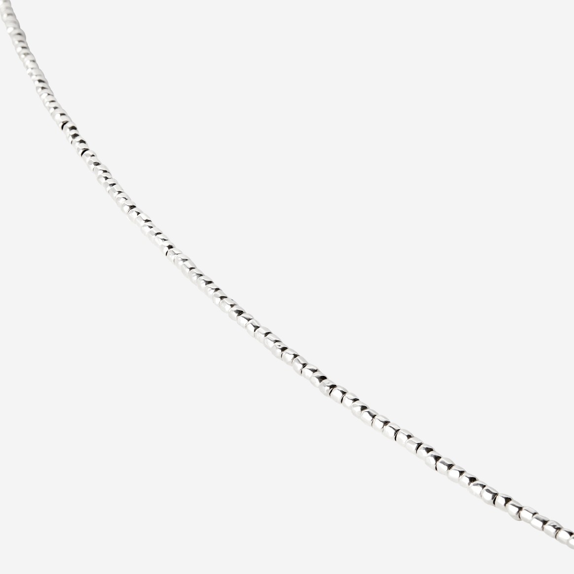 Silver Mini Granelli Necklace - 2