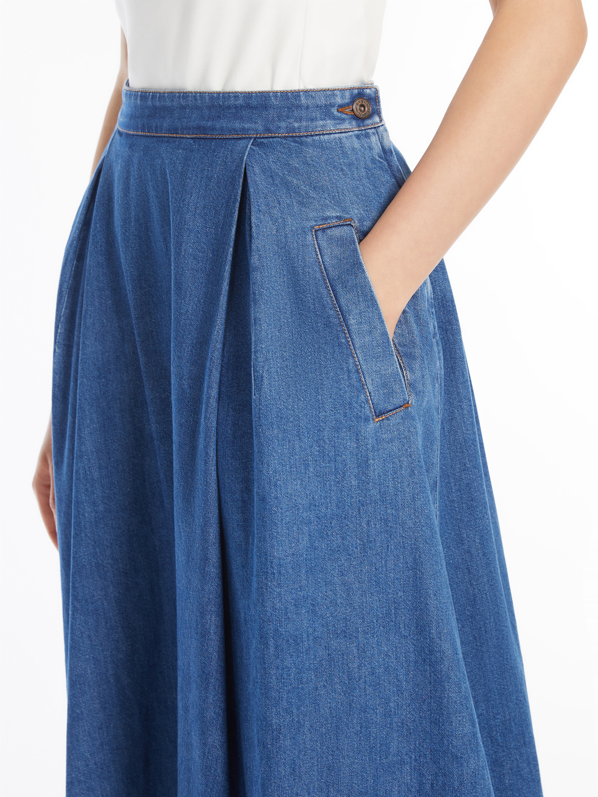 DRY Cotton denim skirt - 5