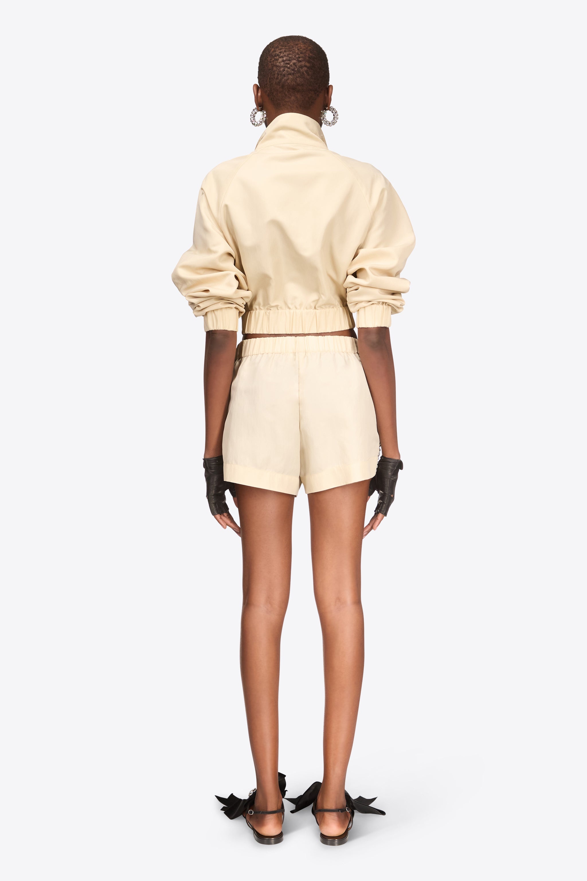 CRYSTAL TRIM TRACK JACKET - 6