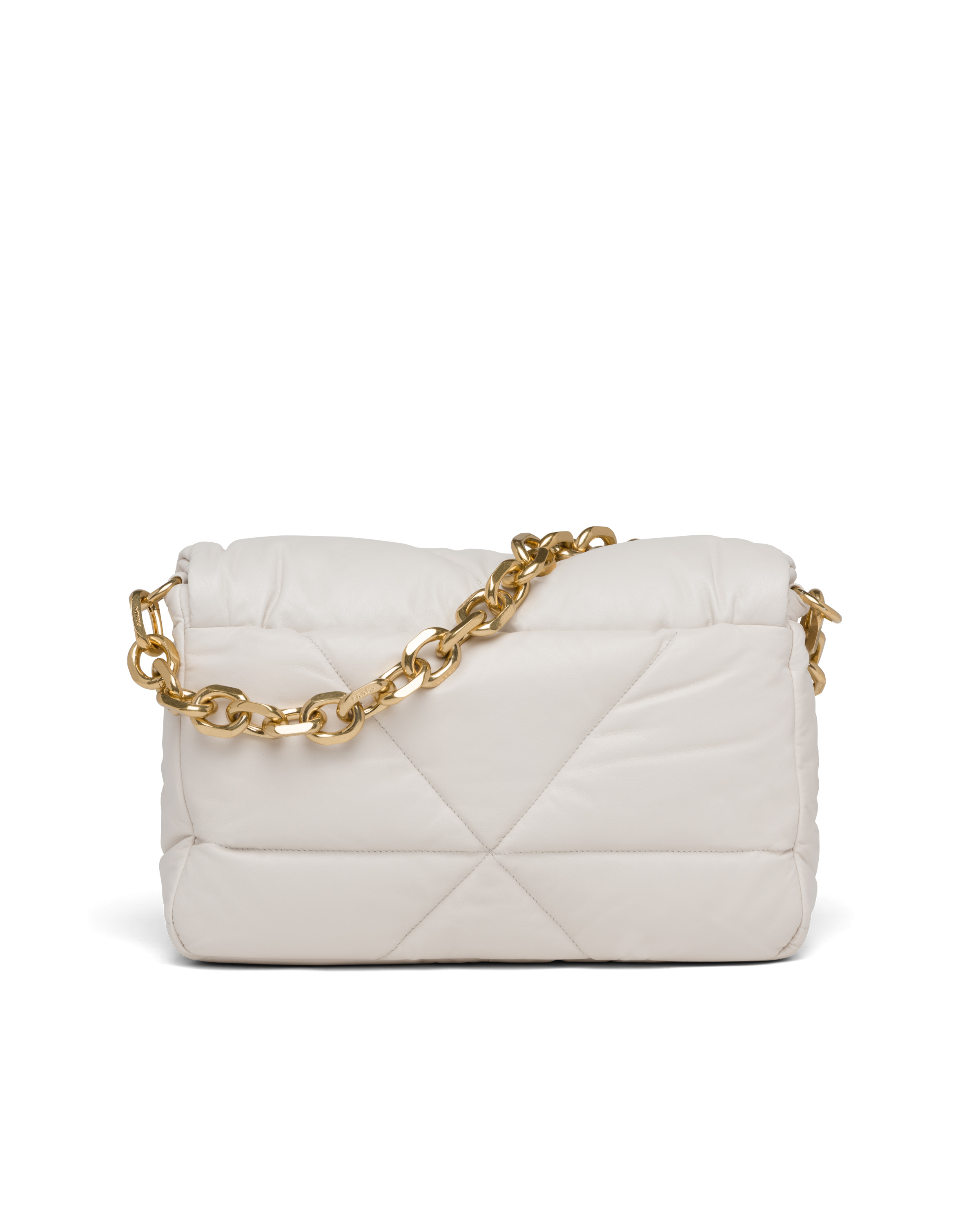 Padded nappa leather shoulder bag - 4