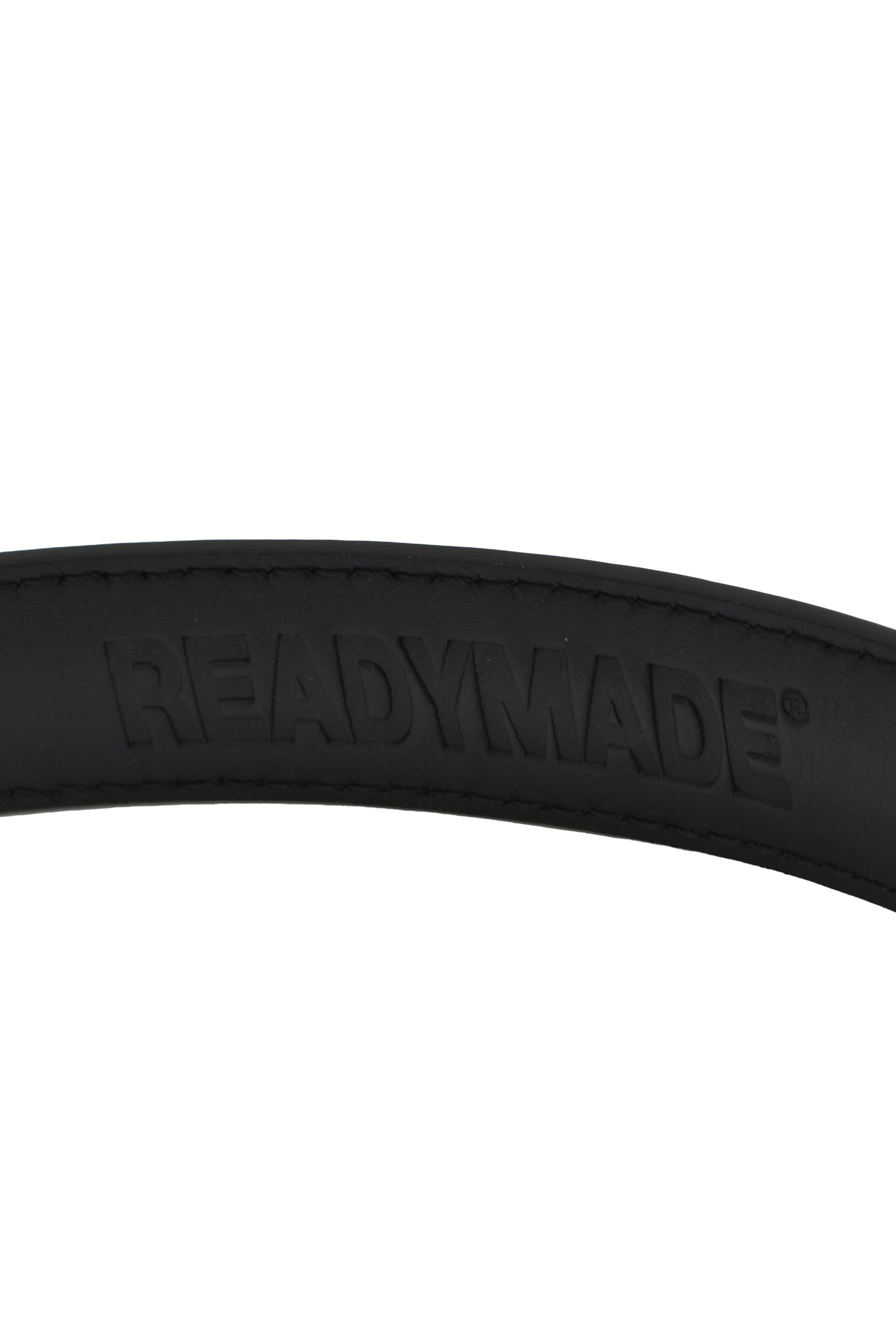 LEATHER BELT BLK - 4
