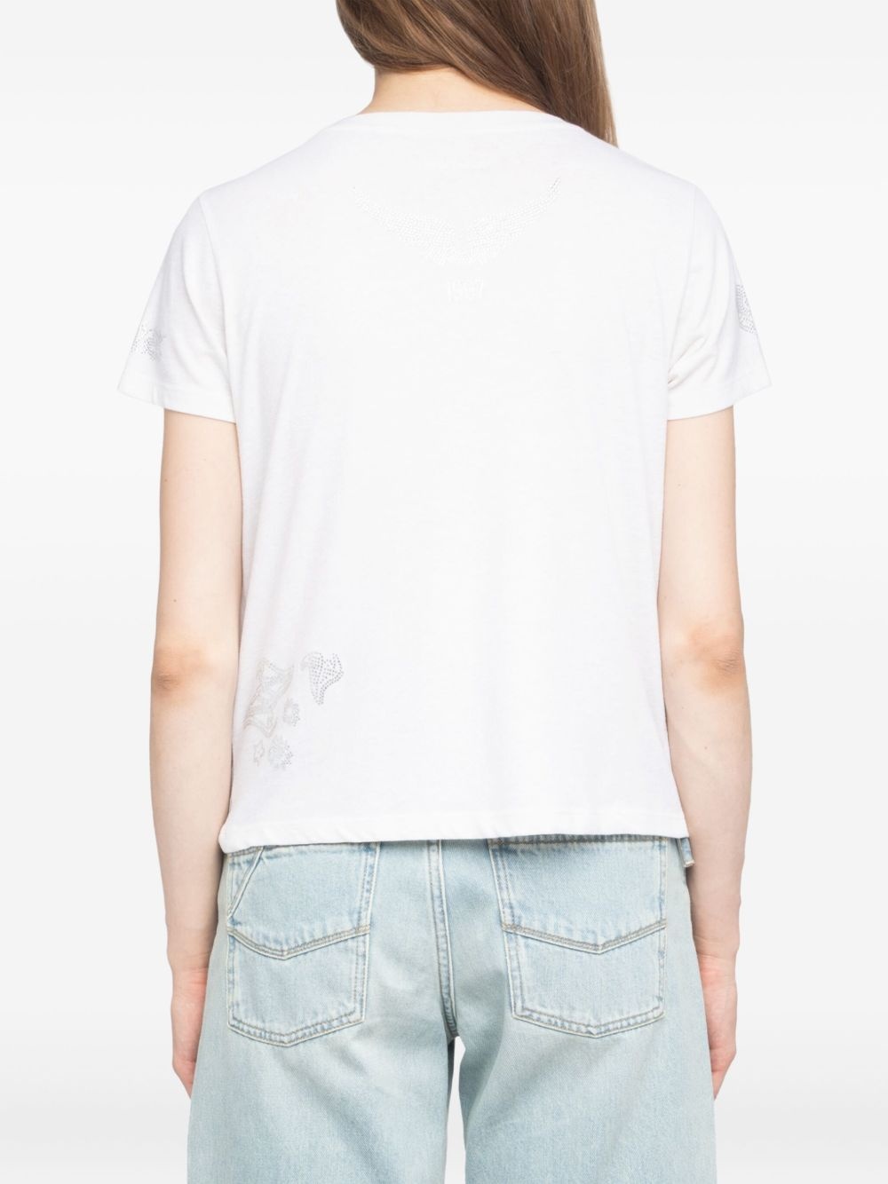 Alys rhinestone-embellished T-shirt - 4