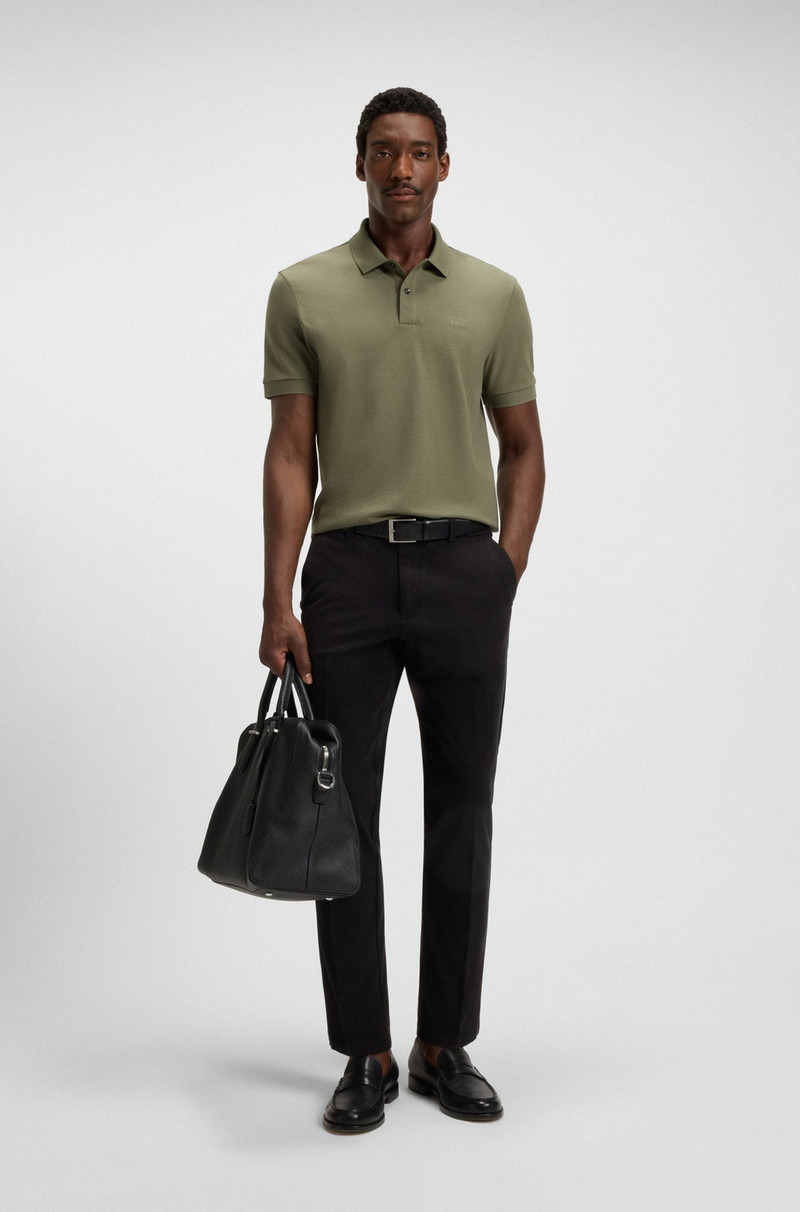 BOSS PALLAS POLO SHIRT IN COTTON PIQUÉ WITH LOGO DETAILS outlook