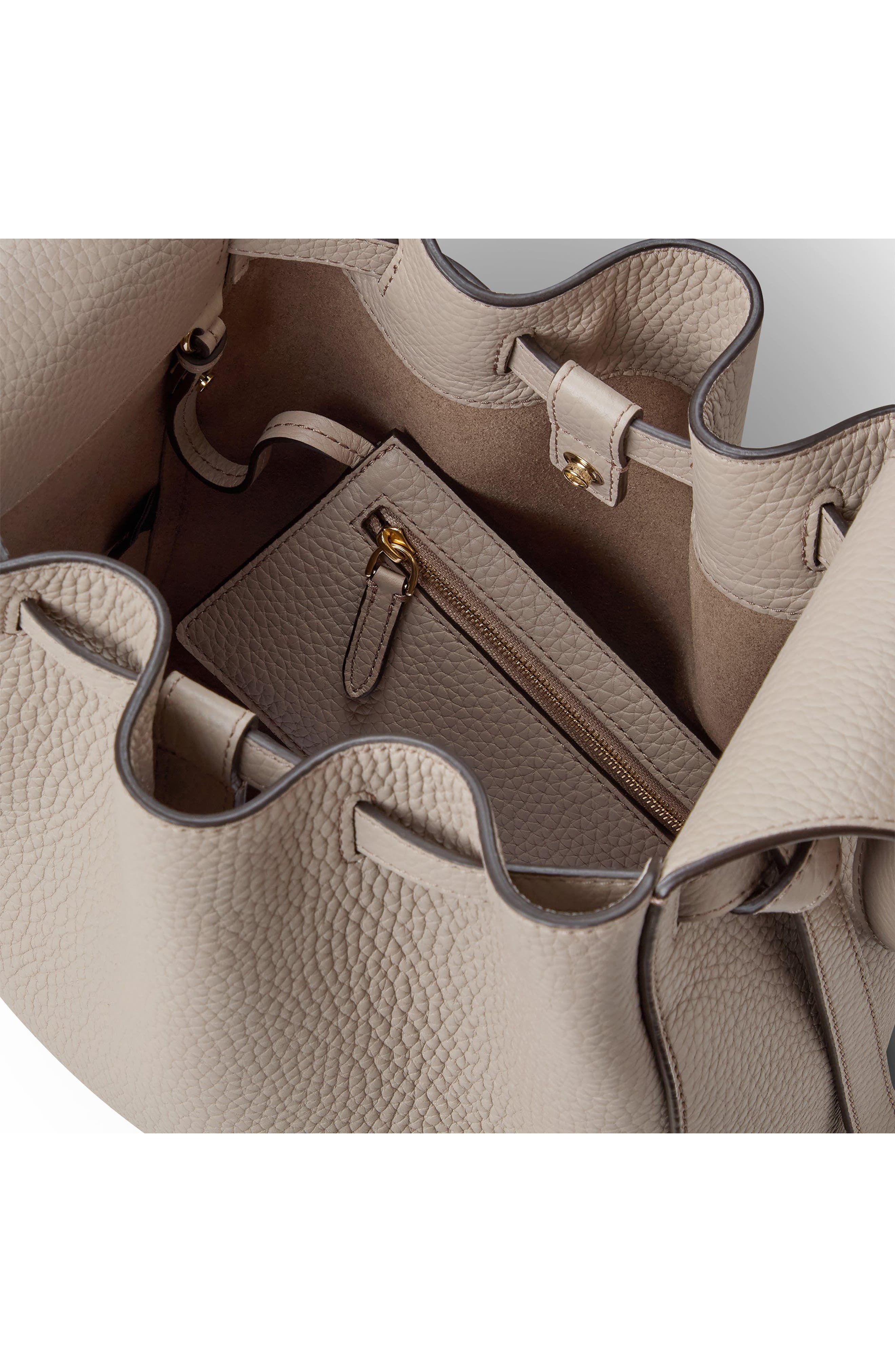 Mulberry Small Lyra Leather Bucket Bag in Cashmere Taupe at Nordstrom - 4