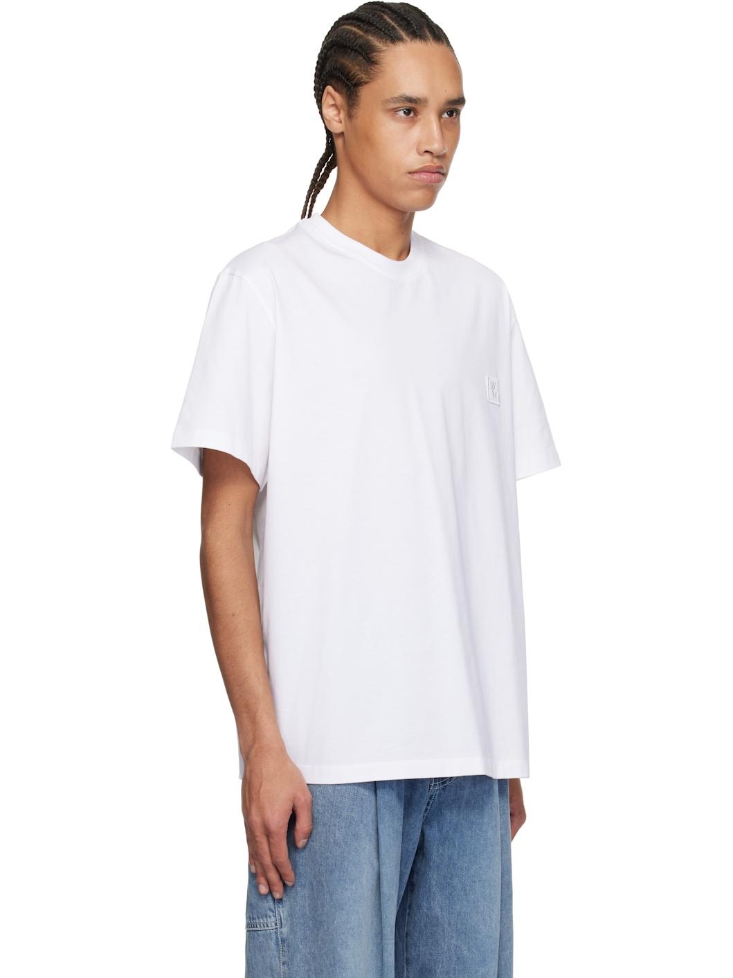 White 3D Coral Back Logo T-shirt - 2