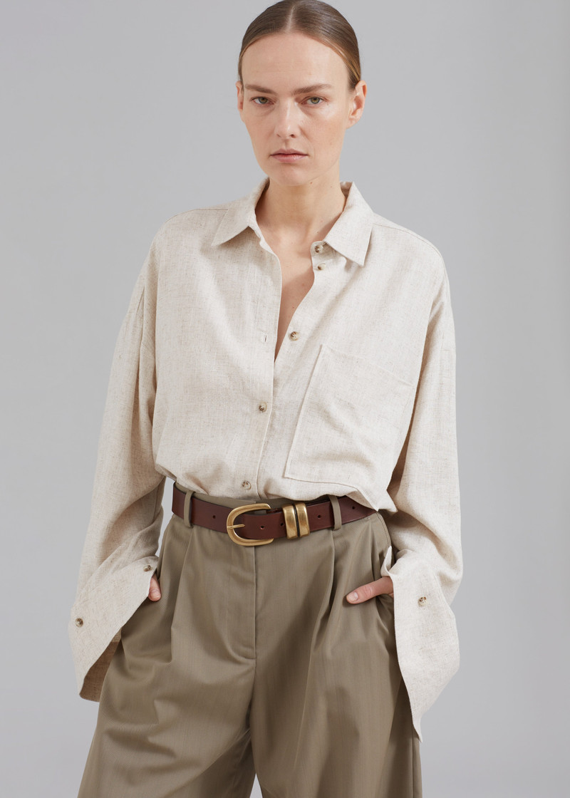 By Malene Birger Zoira Belt - Dark Brown 5