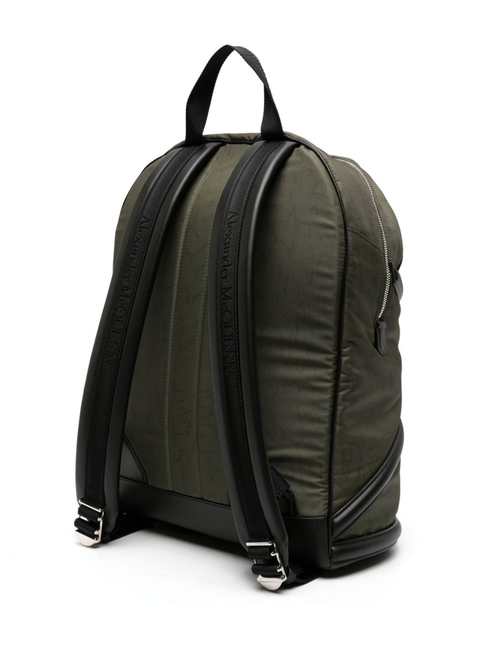 crossover-straps logo-print backpack - 3