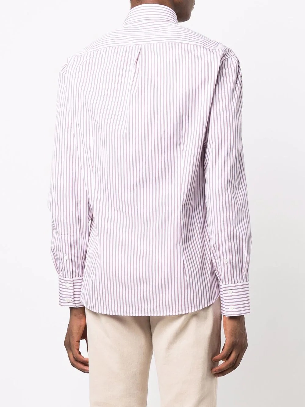 striped cotton shirt - 4