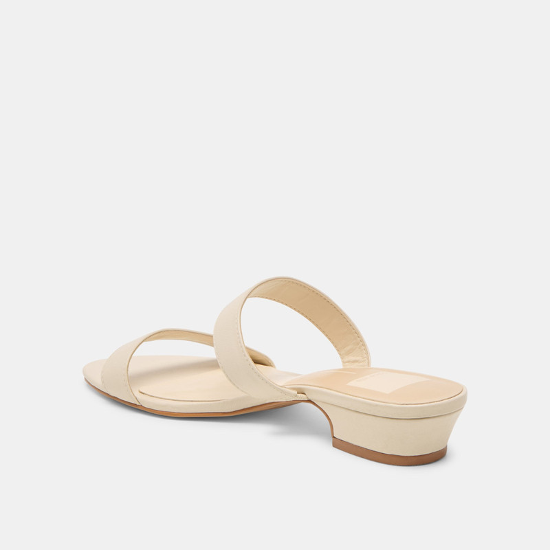 KAMILE SANDALS BONE LEATHER 5