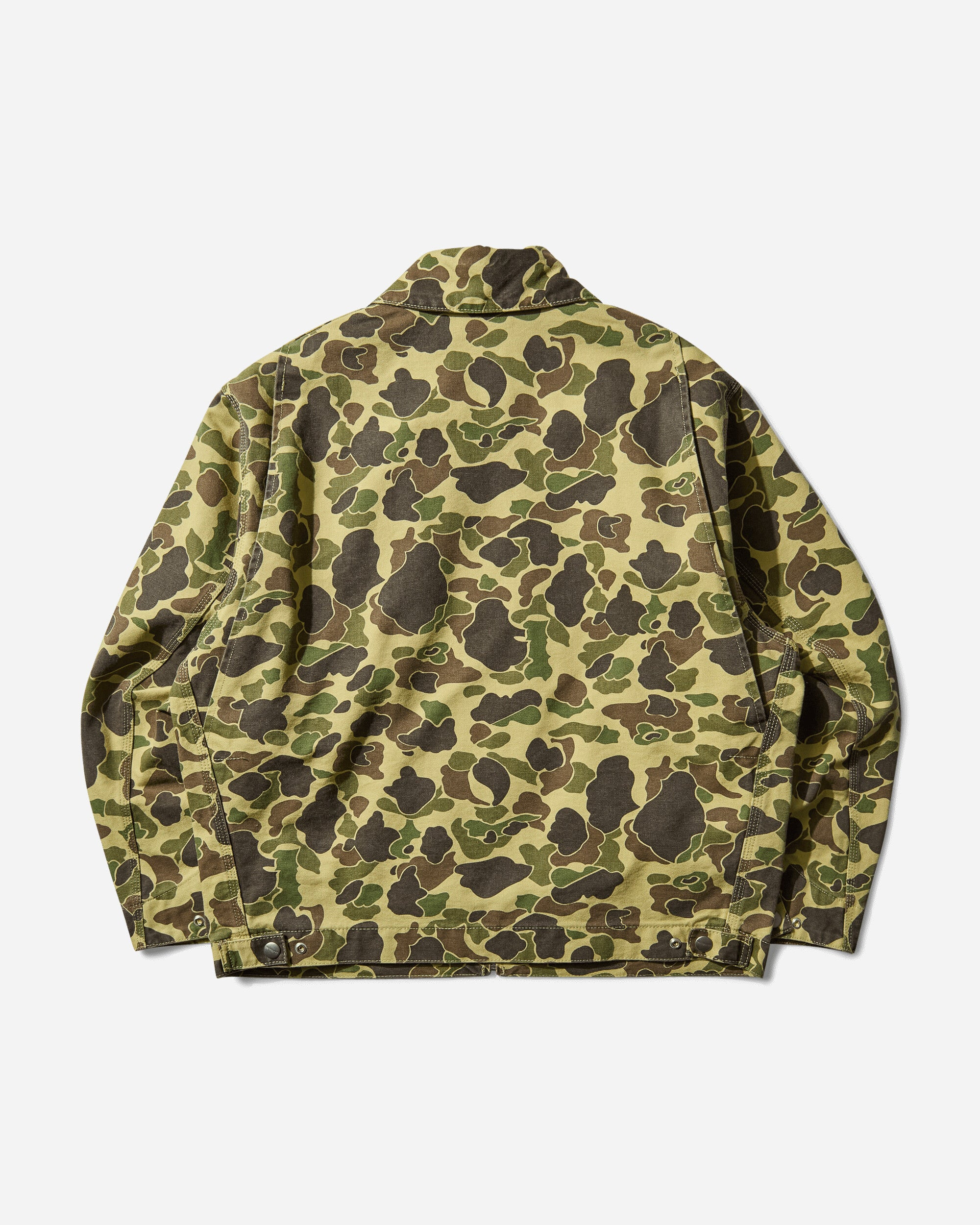Men's Duck Detroit Jacket Green (Stone Washed) - 2
