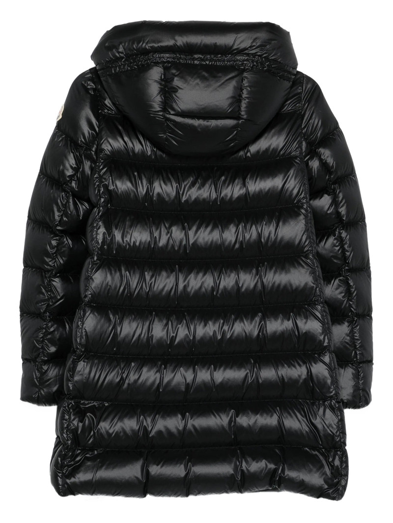 Moncler hooded quilted coat outlook