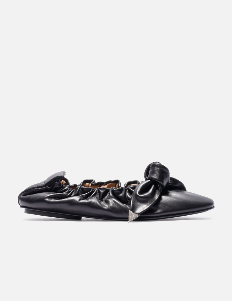 BLACK SOFT LEATHER BALLET 1