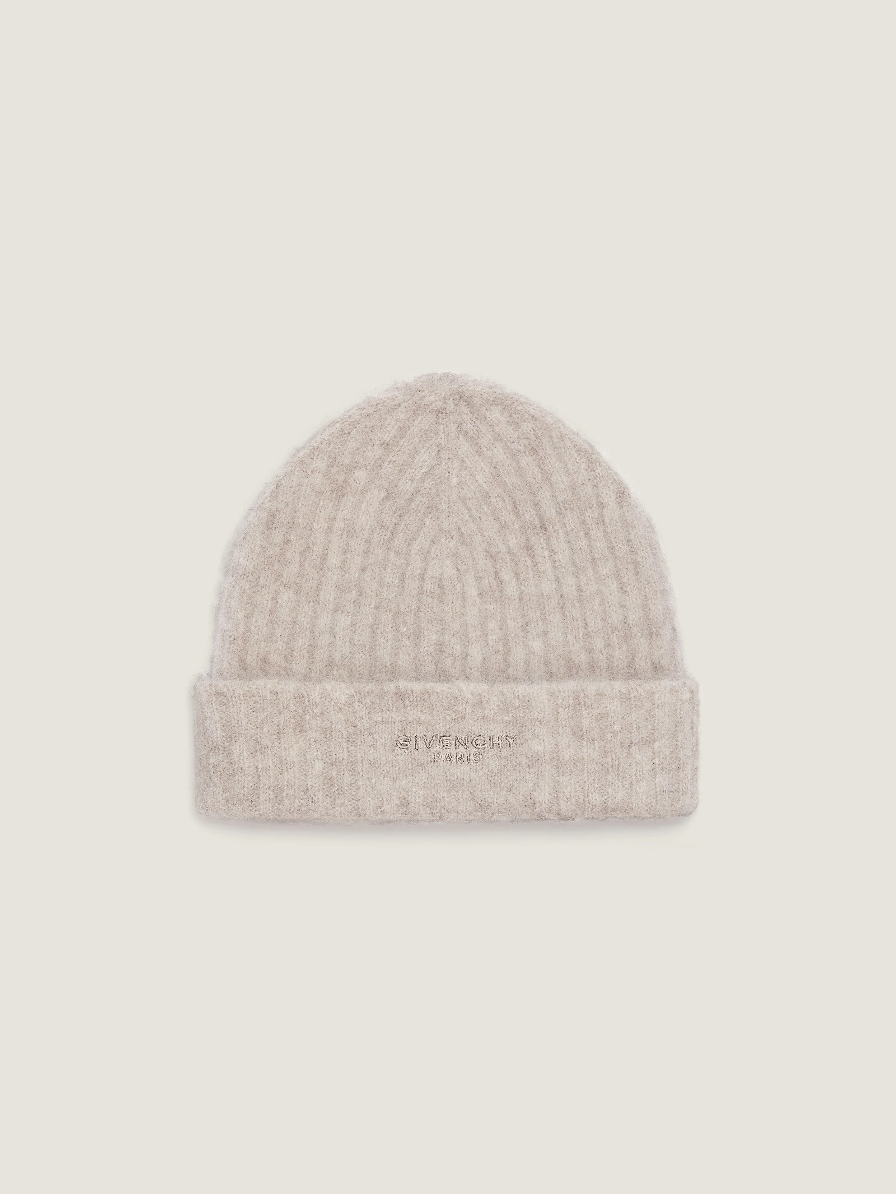 GIVENCHY PARIS BEANIE IN ALPACA WOOL - 1