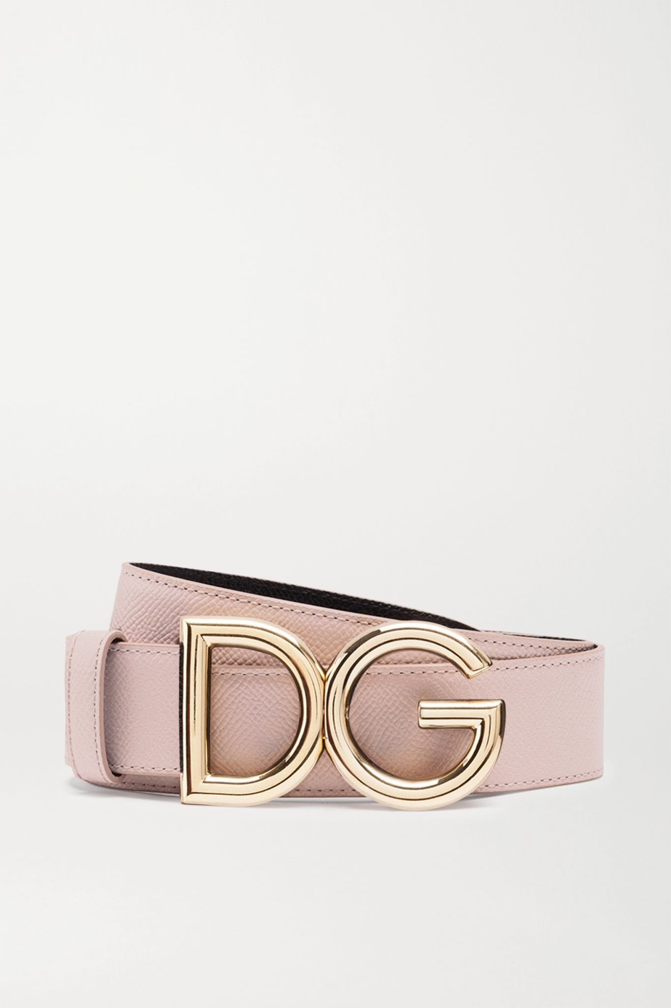 Reversible textured-leather belt - 1