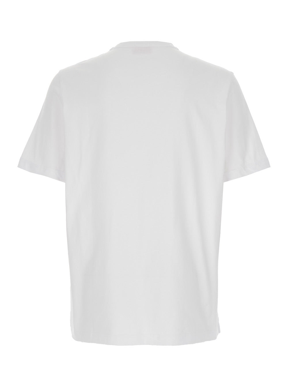 Diesel Men 'T-Adjust-Od' White T-Shirt With Logo Patch On The Front In Cotton Man - 2