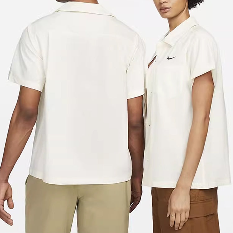 Nike SB Short Sleeve Bowling Shirt 'White' DV9074-113 - 4