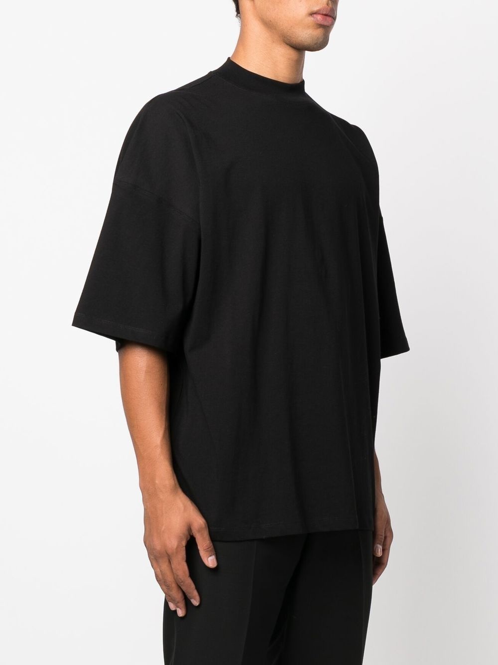 short-sleeved cotton T-shirt - 3