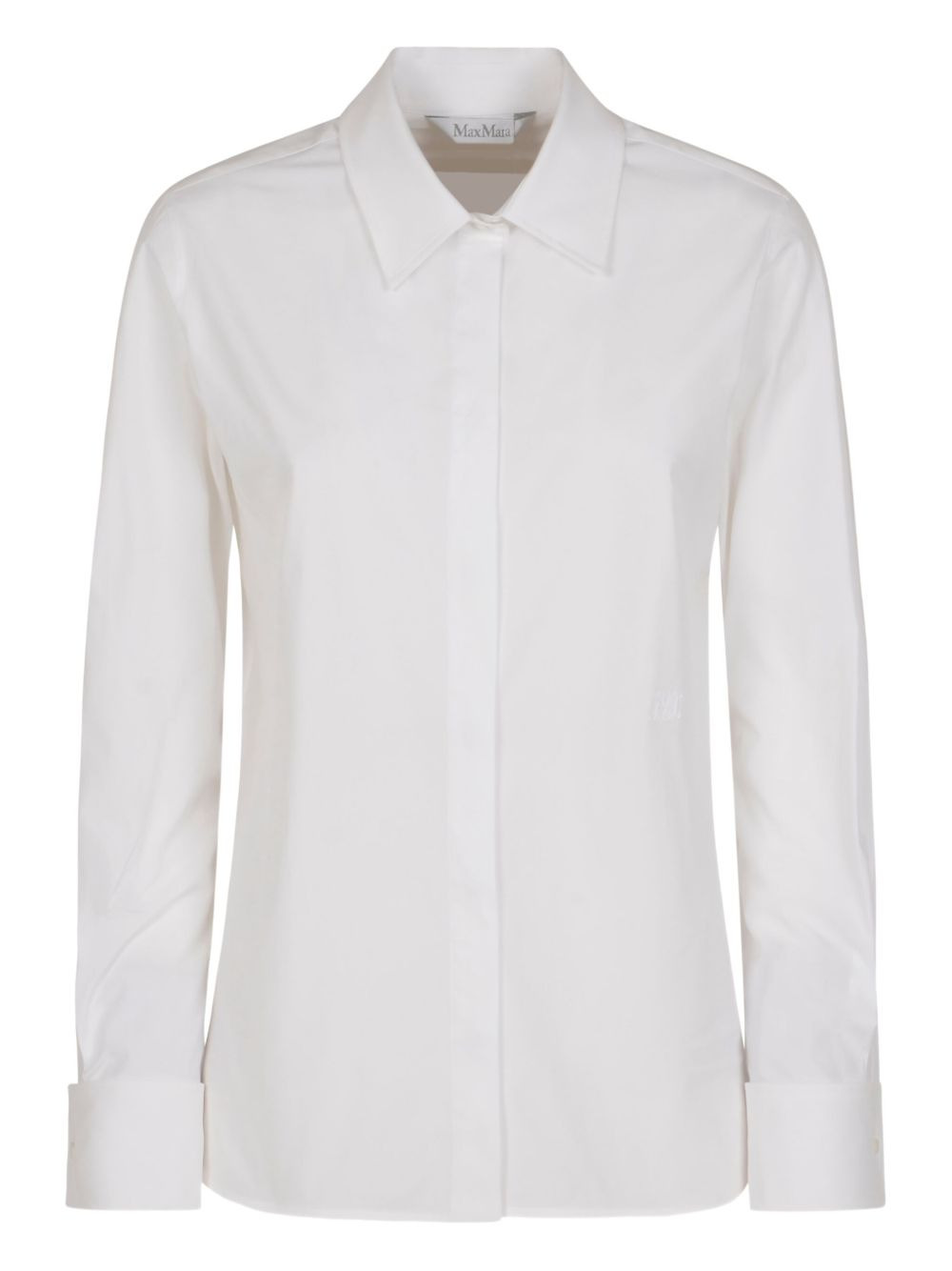 embroidered-logo shirt - 1