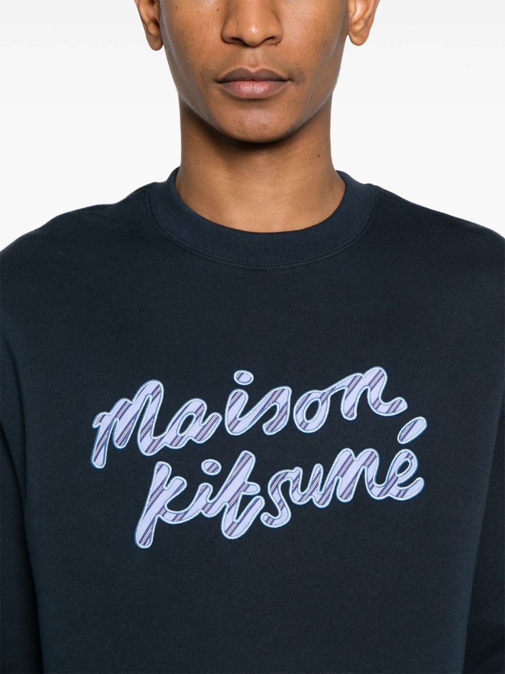 logo-embroidered sweatshirt - 5