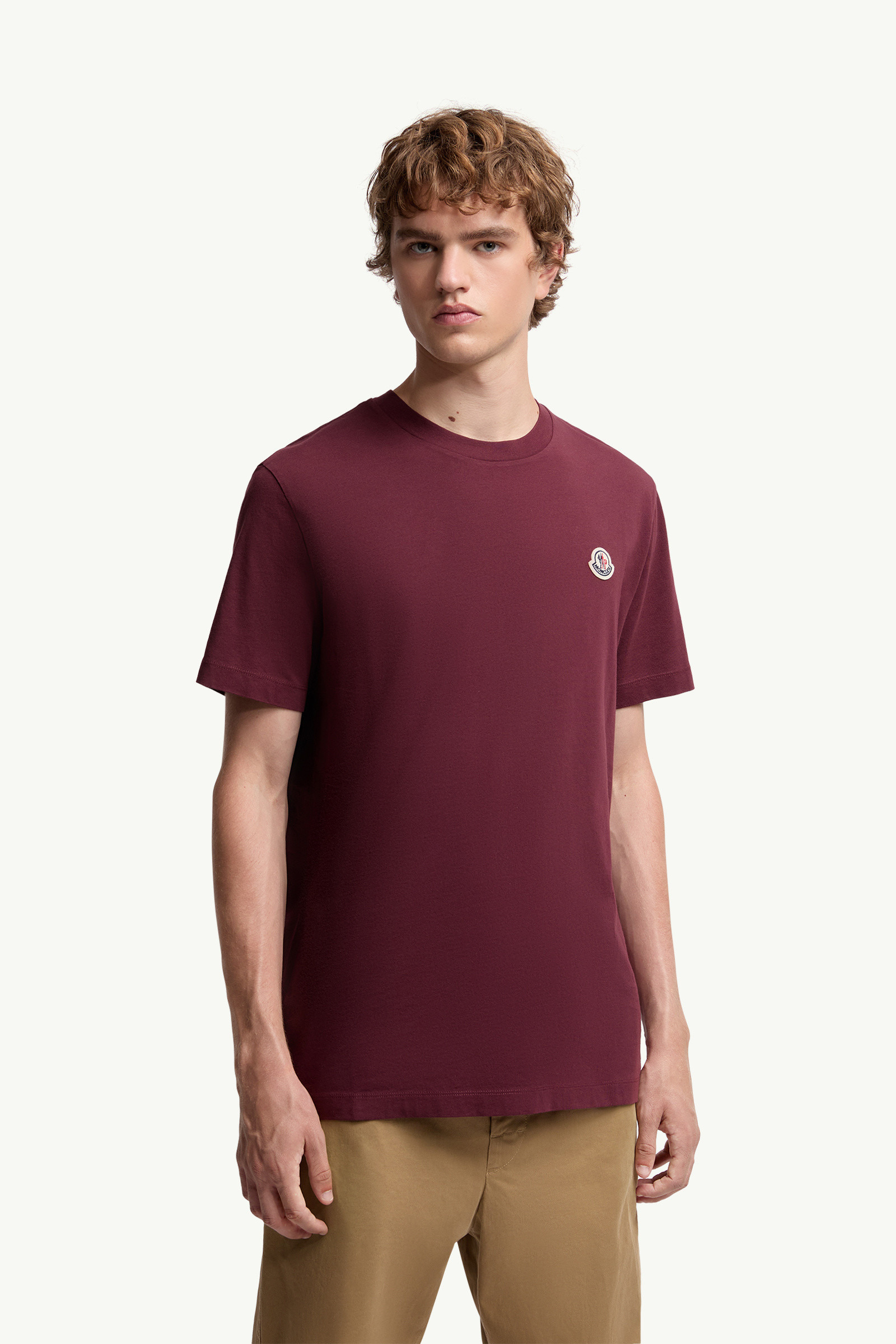 Logo Patch Cotton T-Shirt (Pack of Three) - 3