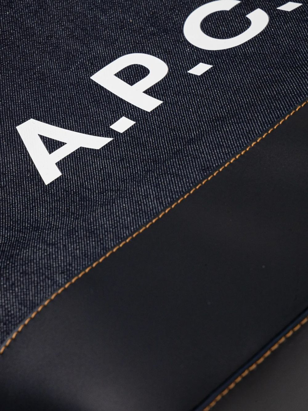 large Axel denim logo tote bag - 5