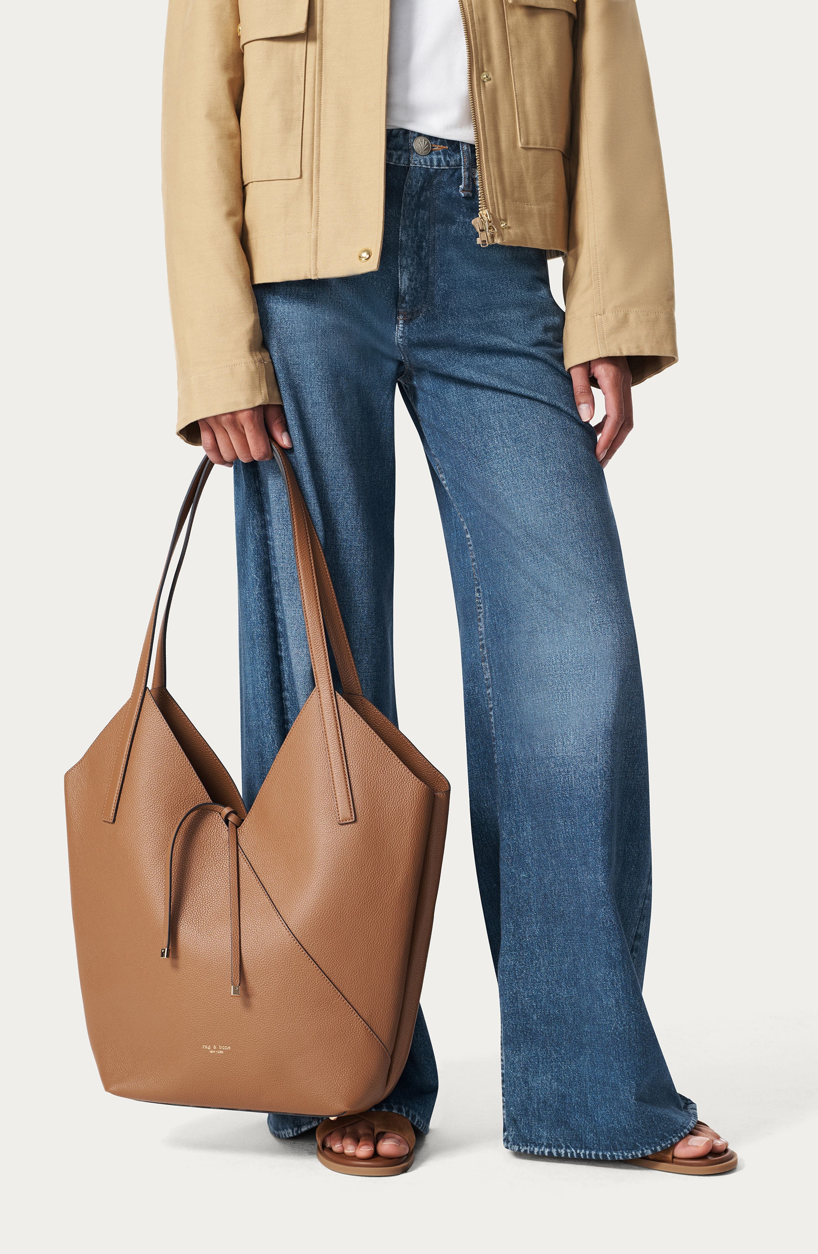 rag & bone Alix Leather Tote in Cognac at Nordstrom - 2