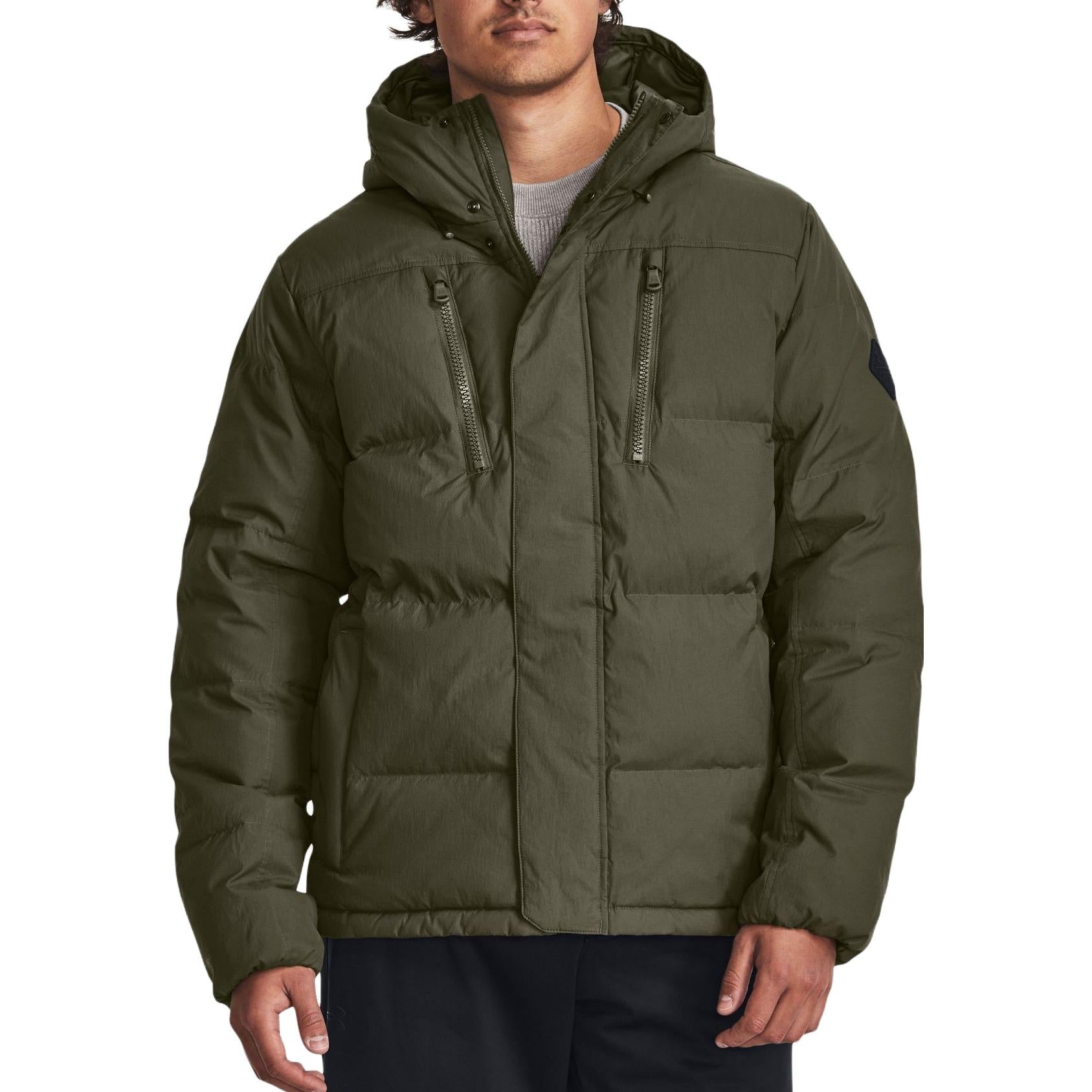 Under Armour ColdGear Infrared Fleece Down Jacket 'Olive Green' 1378830-390 - 4