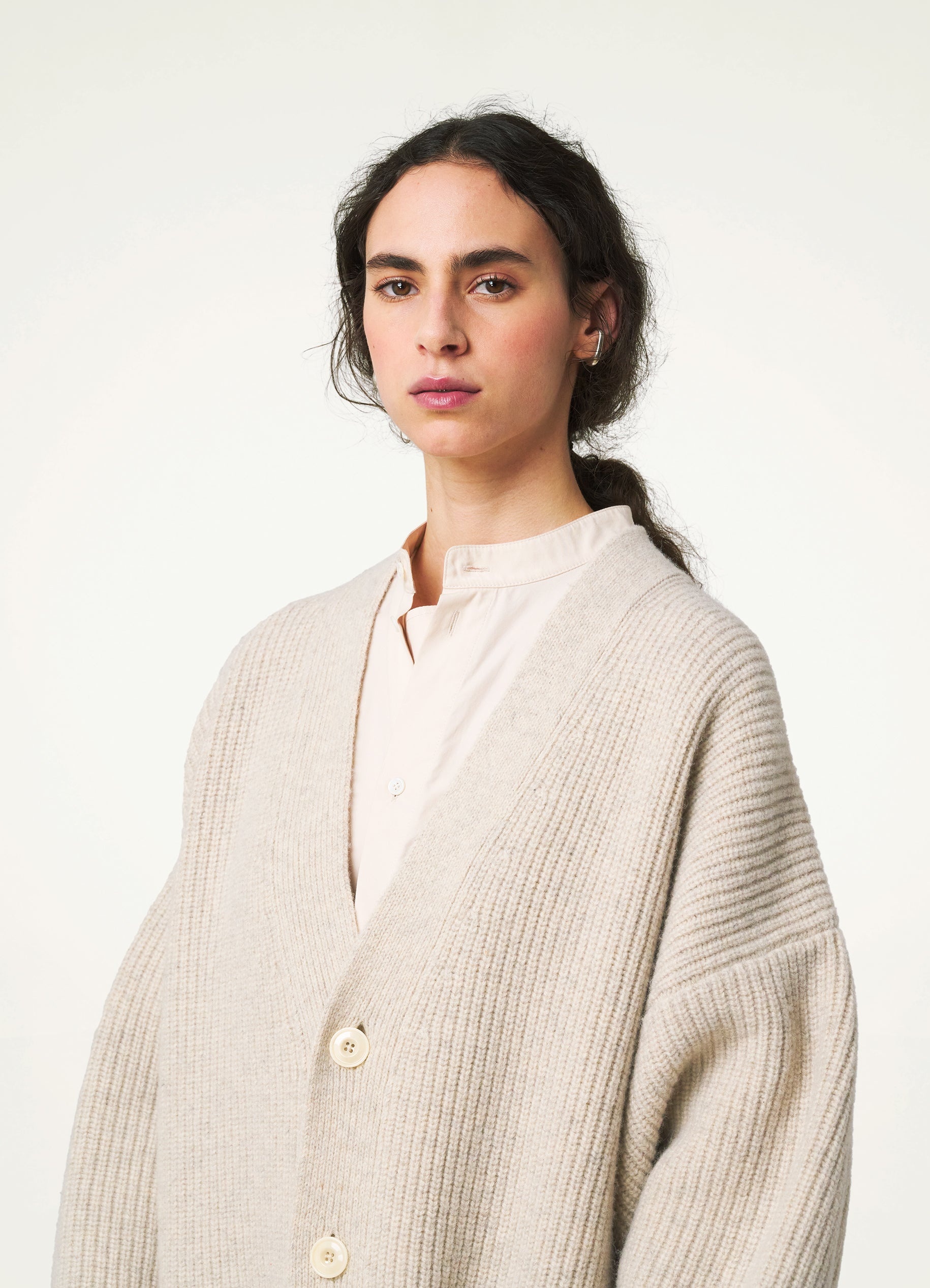 FELTED CARDIGAN COAT - 12