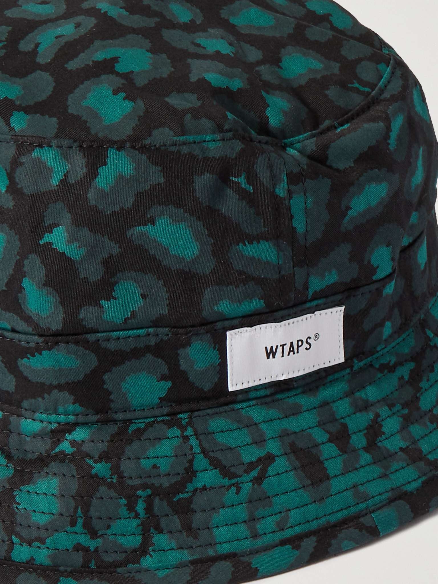 Logo-Appliquéd Printed Cotton-Twill Bucket Hat - 3