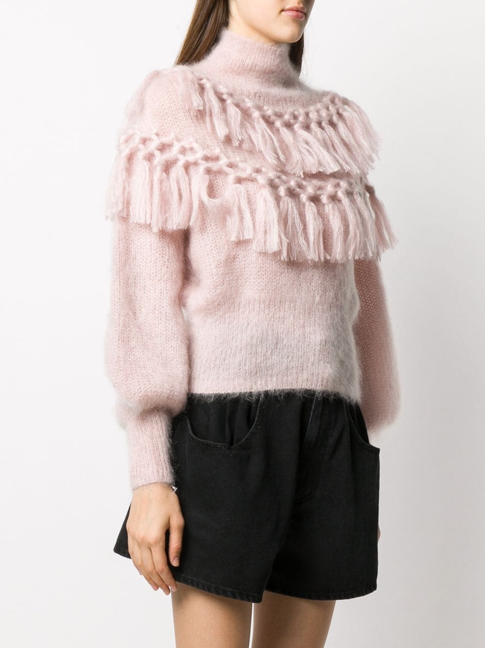 fringe detail jumper - 3