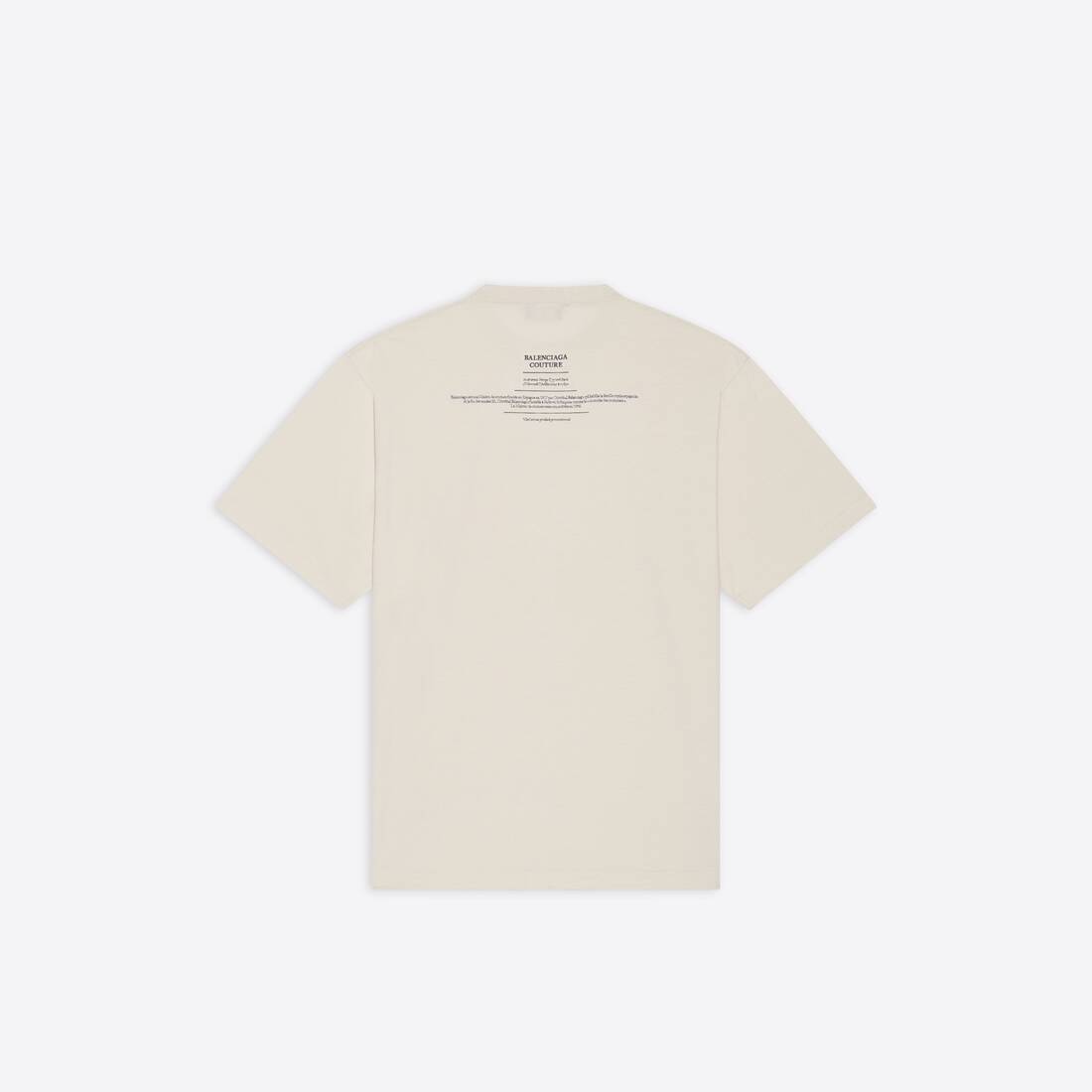 Men's Couture Boxy T-shirt in Beige - 2