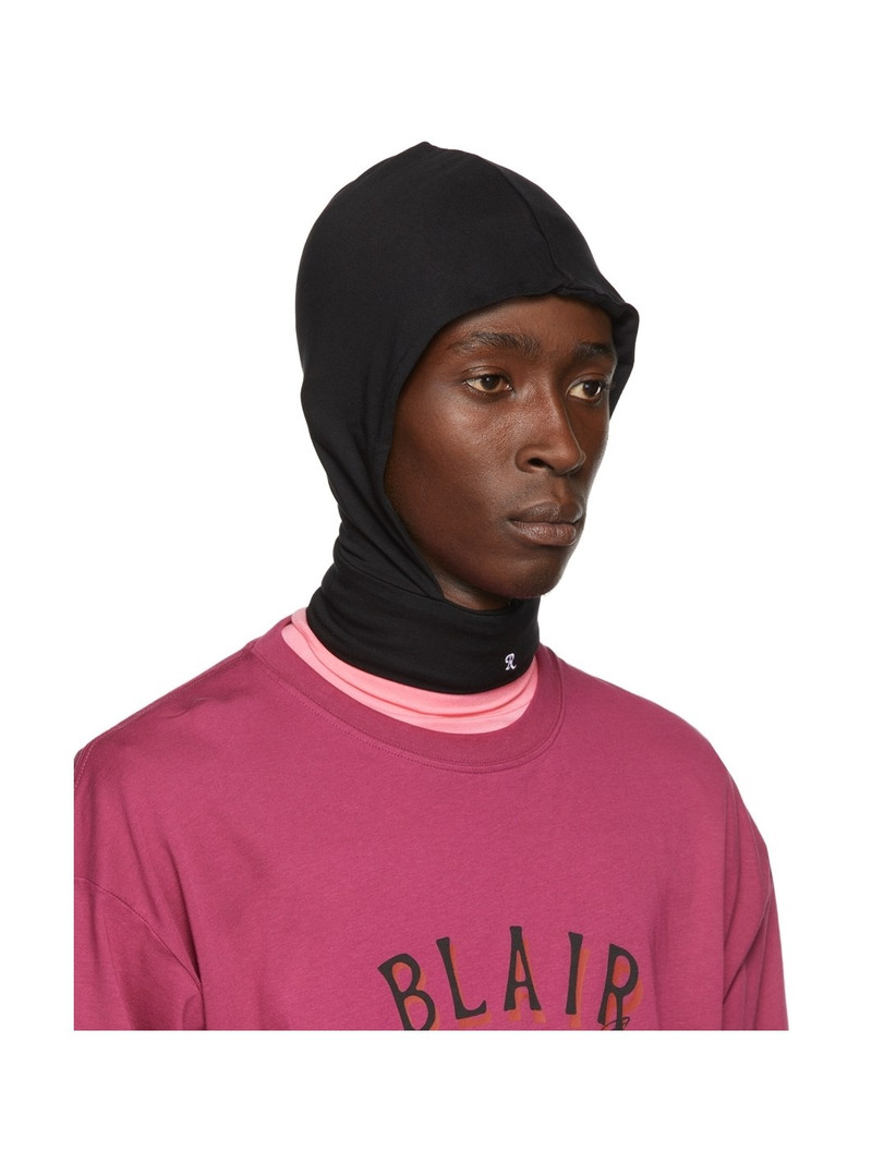 Raf Simons Black Hoodie Neckpiece Beanie outlook