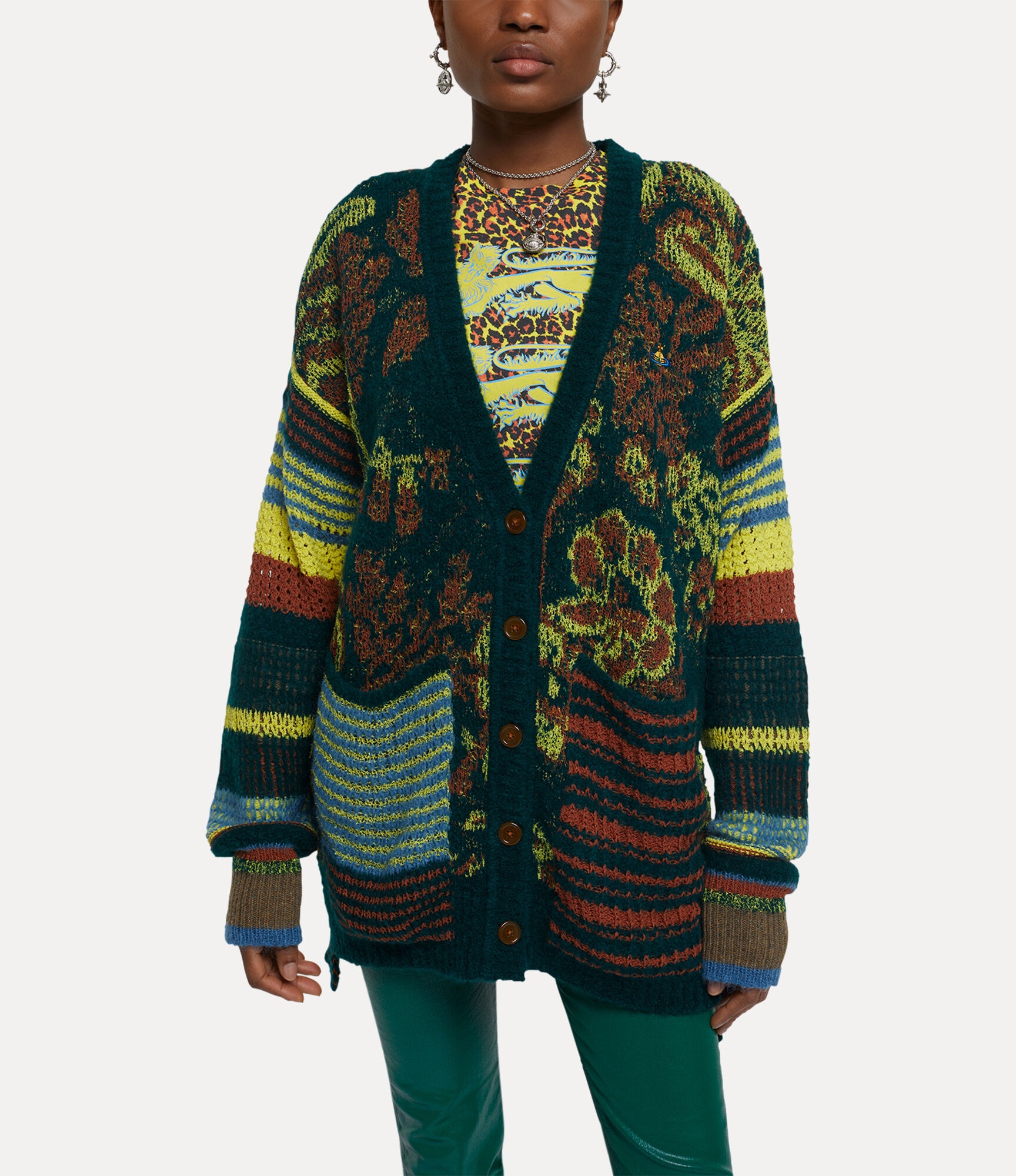 BLURRY OVERSIZED CARDIGAN - 7