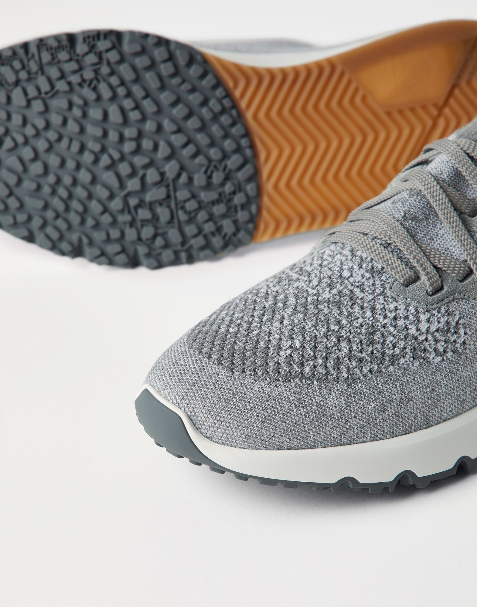 Cotton chiné knit runners - 3