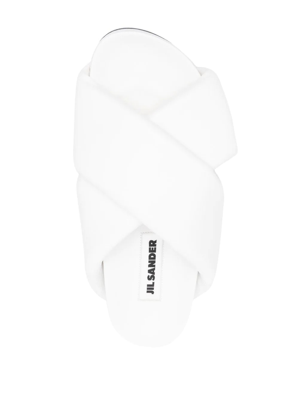 crossover-strap slip-on sandals - 4