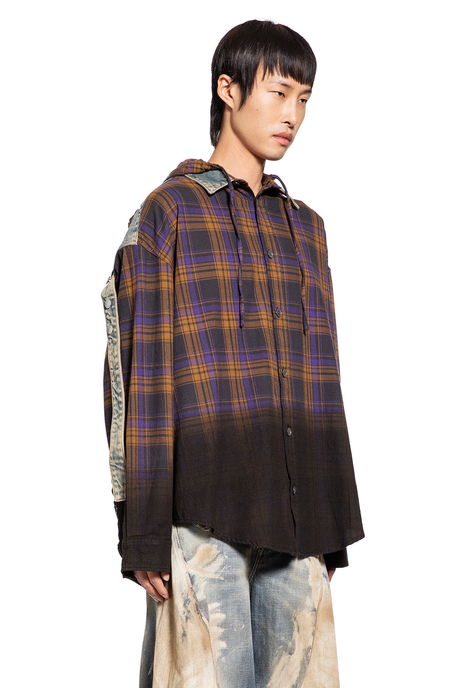 Hooded-Button-Up-Shirt - 2