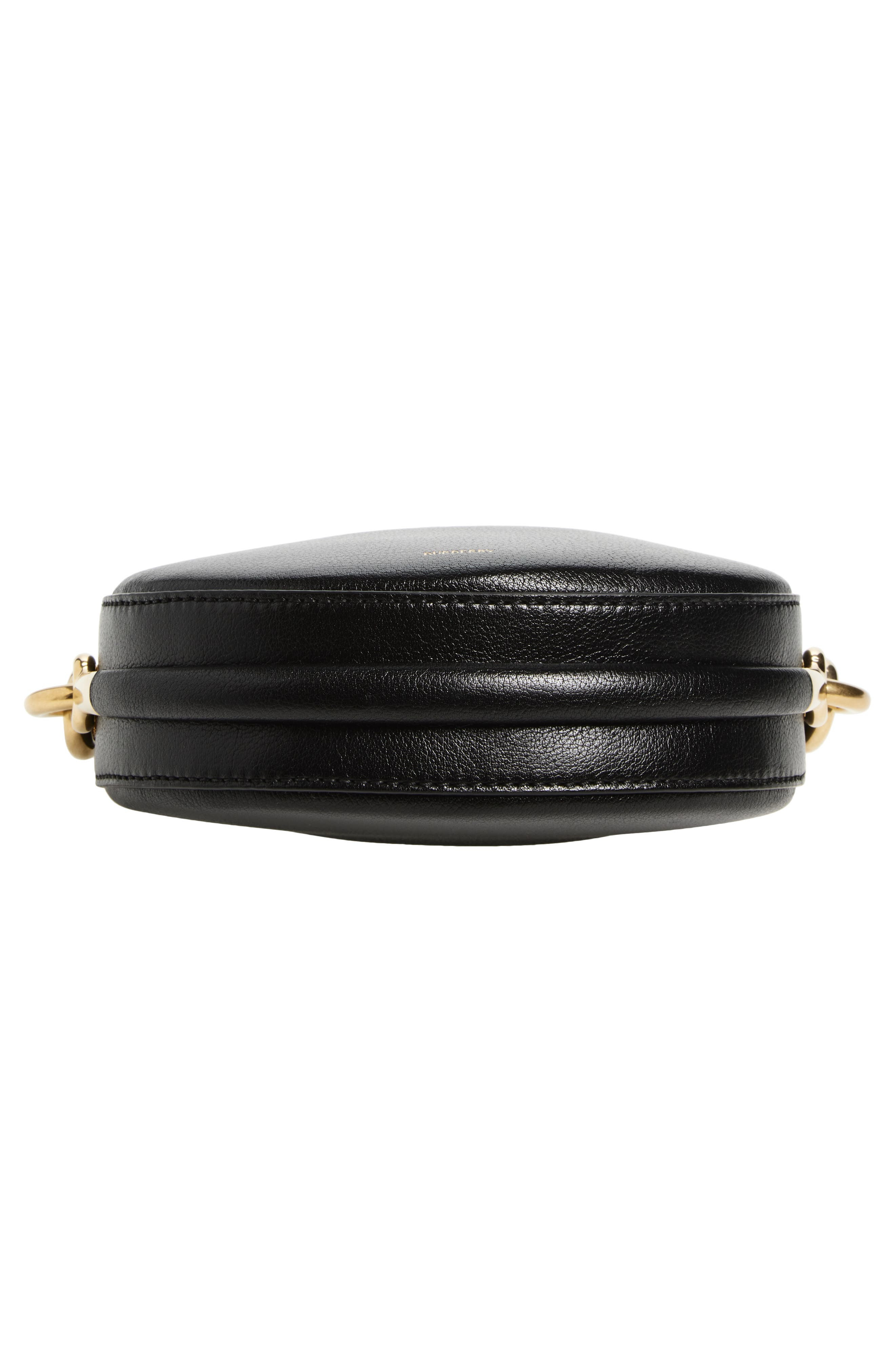 burberry Bridle Logo Leather Crossbody Bag in Black at Nordstrom - 6